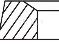 Set segmenti piston MERCEDES-BENZ C-CLASS Break (S202) - Cod intern: W20165900 - LIVRARE DIN STOC in 24 ore!!!