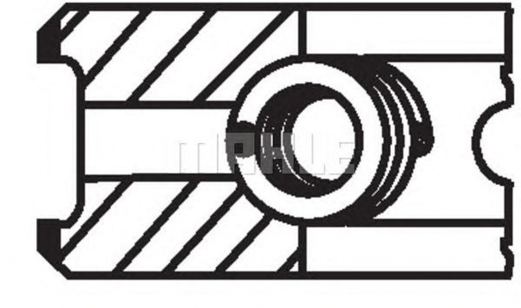 Set segmenti piston MERCEDES-BENZ E-CLASS T-Model S211 MAHLE ORIGINAL 00523N3