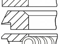 Set segmenti piston NISSAN INTERSTAR platou sasiu GOETZE ENGINE 0843620000