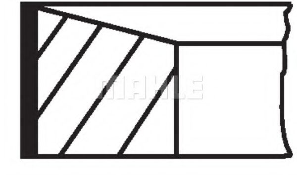 Set segmenti piston NISSAN PRIMASTAR bus (X83) (20