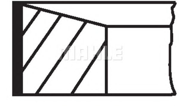 Set segmenti piston NISSAN PRIMASTAR Van (X83) - C