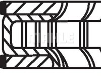 Set segmenti piston OPEL CORSA C caroserie (F08, W5L) - OEM - MAHLE ORIGINAL: 01184N0|011 84 N0 - W02283521 - LIVRARE DIN STOC in 24 ore!!!