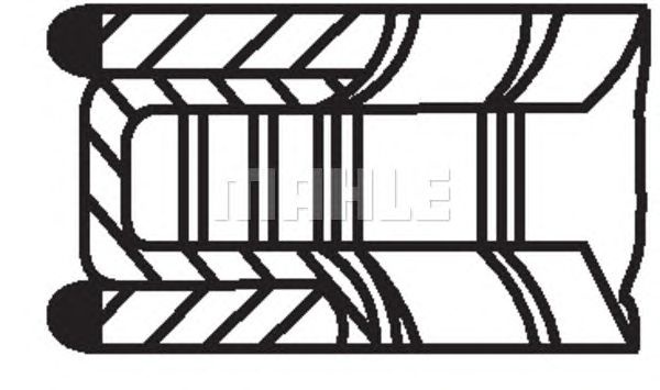 Set segmenti piston OPEL TIGRA (95_) - Cod intern: W20165959 - LIVRARE DIN STOC in 24 ore!!!