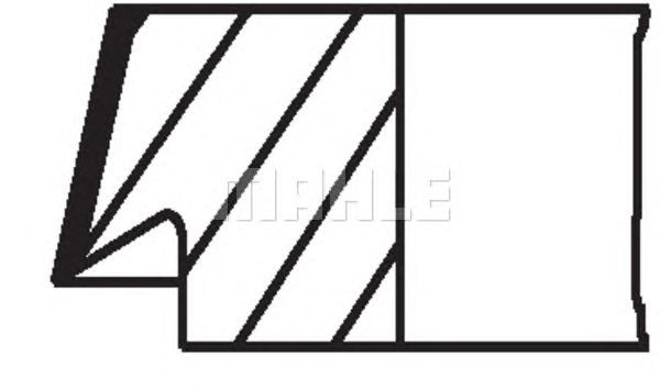Set segmenti piston OPEL VECTRA C - Cod intern: W20165977 - LIVRARE DIN STOC in 24 ore!!!