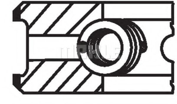 Set segmenti piston OPEL ZAFIRA TOURER C (P12) (2011 - 2016) MAHLE ORIGINAL 011 RS 00110 0N1 piesa NOUA
