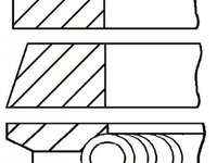 Set segmenti piston RENAULT MEGANE I BA0 1 GOETZE ENGINE 0833640000
