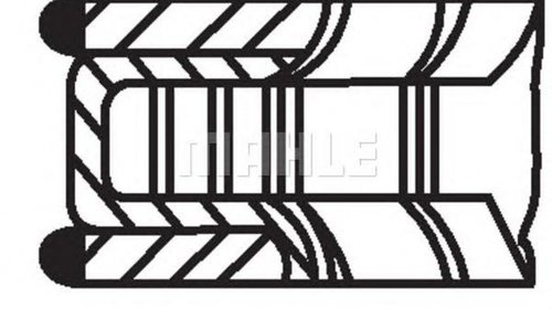 Set segmenti piston RENAULT MEGANE I Cabriole