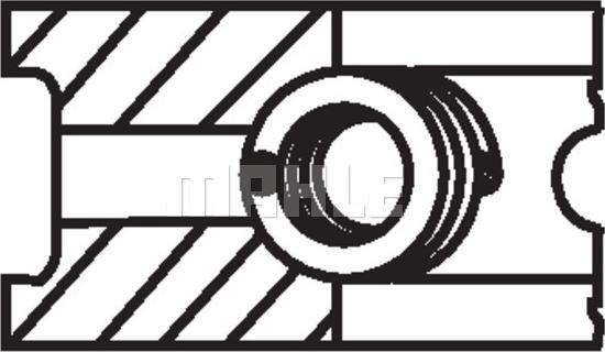 Set segmenti piston RENAULT MEGANE Scenic (JA0/1_)