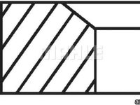 Set segmenti piston SKODA SUPERB (3T4) MAHLE ORIGINAL 028 14 N2