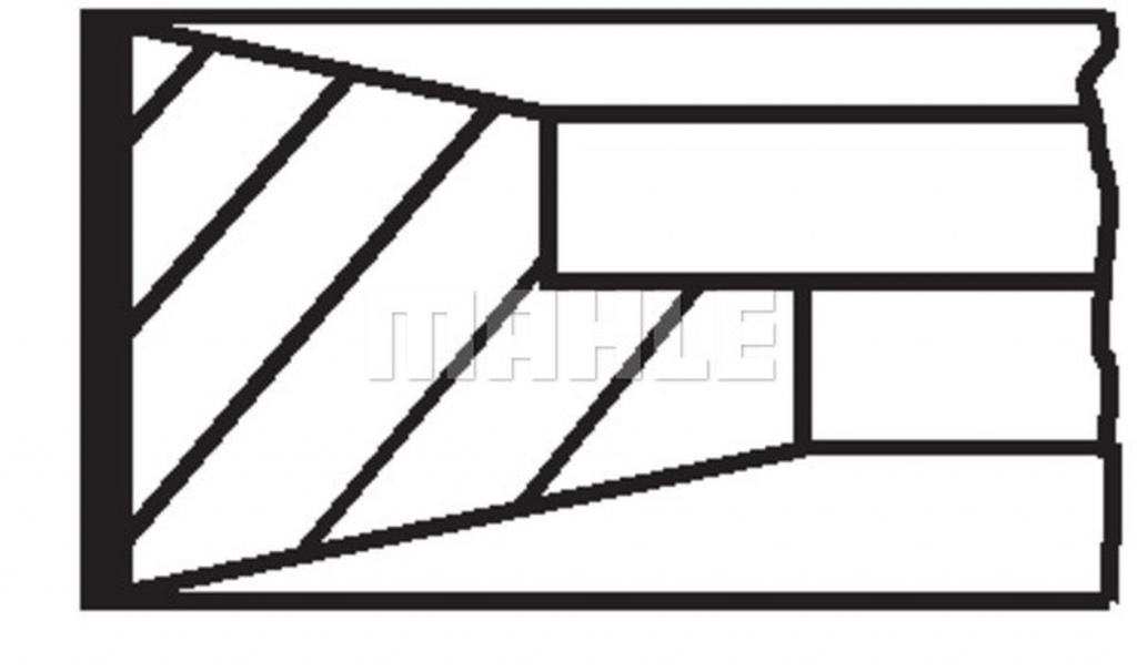 Set segmenti piston VOLVO FH 16 KOLBENSCHMIDT 800072910000
