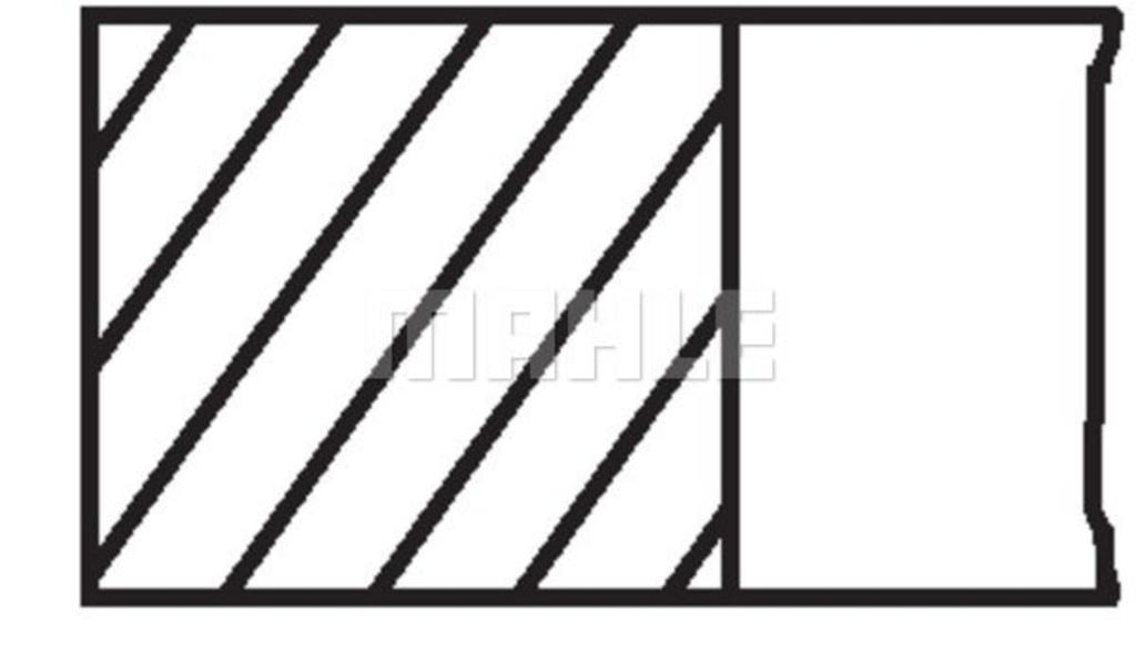 Set segmenti piston # Vw Cc 2011 2012 # 028 RS 10103 0N0 # MAHLE