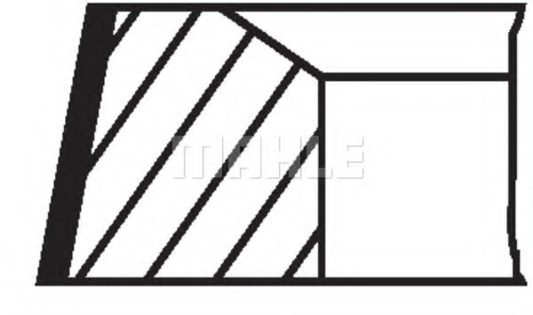 Set segmenti piston # Vw Jetta 1998 1999 2000 2001 2002 2003 2004 2005 # 030 60 N0 # MAHLE