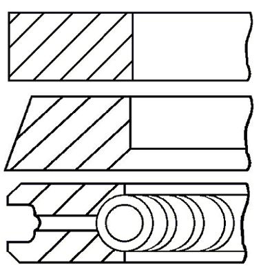 Set segmenti piston # Vw Jetta 2005 2006 2007 2008