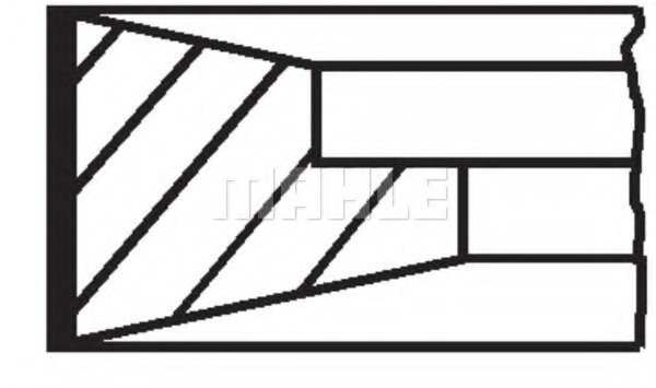 Set segmenti piston # Vw Lt 1997 1998 1999 2000 20