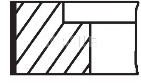 Set segmenti piston # Vw Multivan 2003 2004 2005 2
