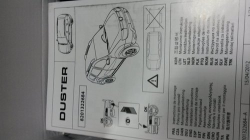Set senzori parcare fata + spate Duster, ORIGINALI Dacia 6001998908