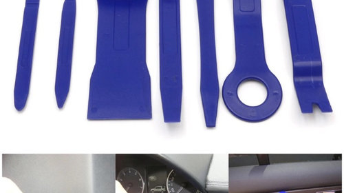 Set spatule plastic profesionale demontare trimuri accesorii auto