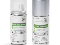 Set Spray Vopsea + Lac Oe Skoda Diamant Silver 9102/F7T/1B1B HFB381037