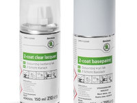 Set Spray Vopsea + Lac Oe Skoda White Laser F9F/J3J3 150ML 3T0050200AF9F