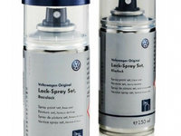 Set Spray Vopsea + Lac Oe Volkswagen Culoare Dolphin Grey LX7Z 150ML LLS0M6X7Z