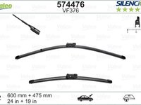 Set stergator valeo silencio pt vw golf 6,jetta 4,passat