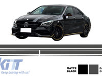 Set Stickere Gri Inchis compatibil cu MERCEDES Benz CLA W117 C117 X117 (2013-2016) A Class W176 (2012+) A45 A-Design