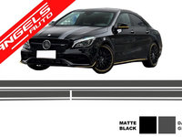 Set Stickere Gri Inchis Mercedes Benz CLA W117 C117 X117 (2013-2016) A Class W176 (2012+) A45 AMG Design