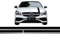 Set Stickere Negru Mat compatibil cu MERCEDES Benz CLA W117 C117 X117 (2013-2016) A Class W176 (2012-2018) 45 A-Design Edition 1