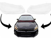 Set Sticle Sticla Dispersor Geam Far Vw Golf 6 VI Anii 2008-2012