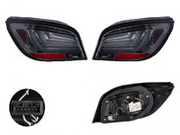 Set stopuri Spate Bmw 5 (E60), 06.2003-03.2007, Sedan, partea Stanga+Dreapta, LED, alb, fumuriu, transparent, tuning, Omologare: ECE, Taiwan