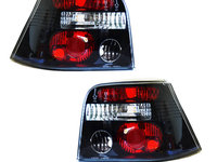 Set stopuri spate tuning lampa Vw Golf 4 Hatchback 1997-2006, negru-transparent, fara suport becuri