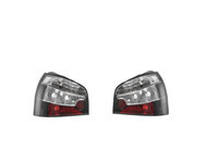 Set stopuri tuning AUDI A3 (8L), 01.1996-12.1999, Taiwan, partea stanga+dreapta, LED, negru, transparent,