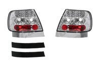 Set stopuri tuning AUDI A4 (B5), 11.1994-09.2001, model SEDAN, Taiwan, partea stanga+dreapta, LED, transparent, argintiu,