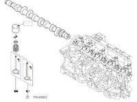 SET SUPAPE EVACUARE DACIA LOGAN, SANDERO 1.5