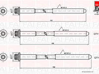 Set surub chiulasa B1058 FAI AUTOPARTS pentru Seat Arosa Skoda Fabia Skoda Octavia