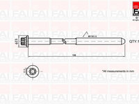 Set surub chiulasa B1139 FAI AUTOPARTS pentru Renault Gran Renault Megane Renault Kangoo Nissan Kubistar Dacia Duster Nissan Cube Renault Grand Renault ScEnic Dacia Sandero Dacia Logan Renault Symbol Renault Thalia Nissan Dualis Nissan Qashqai Nissan