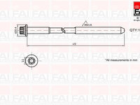 Set surub chiulasa B292 FAI AUTOPARTS pentru Rover Streetwise Rover 200 Rover Cabriolet Rover 400 Rover 100 Land rover Freelander Rover 75 Rover Coupe Rover 25 Rover 45 Rover Cityrover