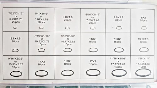 Set trusa garnituri oringuri aer conditionat clima 270 buc