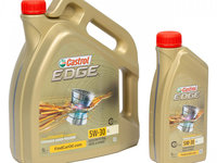 Set Ulei Motor Castrol Edge LL 5W-30 5L + Castrol Edge LL 5W-30 1L