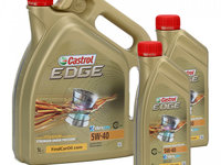 Set Ulei Motor Castrol Edge Titanium Fst 5W-40 5L + 2 Buc Ulei Motor Castrol Edge Titanium Fst 5W-40 1L 1535FA