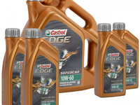 Set Ulei Motor Castrol Edge Titanium FST Supercar 10W-60 5L 1595CE + 4 Buc Ulei Motor Castrol Edge Titanium FST Supercar 10W-60 1L 1595CC