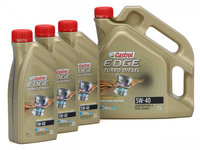 Set Ulei Motor Castrol Edge Turbo Diesel Titanium 5W-40 4L 1535BA + 3 Buc Ulei Motor Castrol Edge Turbo Diesel Titanium 5W-40 1L 1535B5