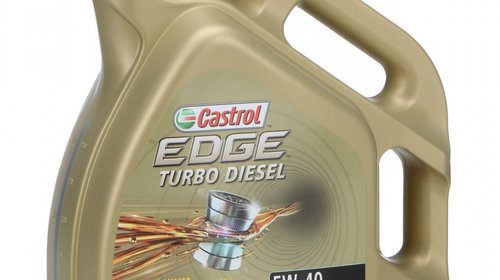 Set Ulei Motor Castrol Edge Turbo Diesel Titanium 5W-40 4L 1535BA + Ulei Motor Castrol Edge Turbo Diesel Titanium 5W-40 1L 1535B5
