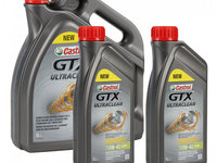 Set Ulei Motor Castrol GTX Ultraclean 10W-40 5L 15A4D4 + 2 Buc Ulei Motor Castrol GTX Ultraclean 10W-40 1L 15A4CF