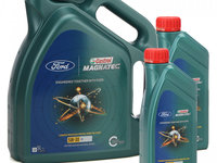 Set Ulei Motor Castrol Magnatec Ford 5W-30 A5 5L 15D5E8 + 2 Buc Ulei Motor Castrol Magnatec Ford 5W-30 A5 1L 15D5E6