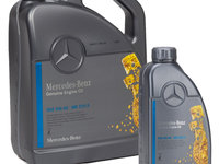 Set Ulei Motor Mercedes-Benz 229.5 5W-40 5L A000989860613AAEE + Ulei Motor Mercedes-Benz 229.5 5W-40 1L A000989860611AAEE