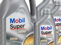 Set Ulei Motor Mobil Super 3000 X1 5W-40 5L + 3 Buc Ulei Motor Mobil Super 3000 X1 5W-40 1L SAN7439