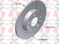 Set zimermann punte spate r278mm pt opel signum,vectra c,saab,fiat croma