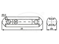 SIGURANTE FUZIBILE CILINDRICE 8A SET 100 BUC 682000 ALCA