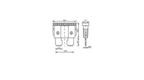 SIGURANTE FUZIBILE STANDARD 30A SET 100 BUC